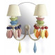 Lladro Wall Lamp: WALL 2L MULTIC CE_UK - TicTacArea