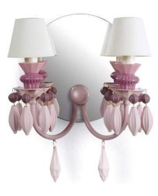 Aplique Pared Belle de Nuit ROSA - Lladro