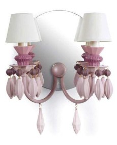 Aplique Pared Belle de Nuit ROSA - Lladro