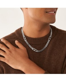 "Fossil Collar STAINLESS STEEL JF04356040 - TicTacArea.com"