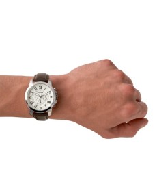 "Fossil LEATHER FS4735: Stilvolle Armbanduhr für Herren"