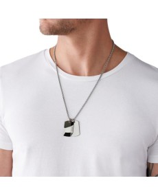 Gioiello Diesel DOUBLE DOGTAGS DX1143040: stile unico!