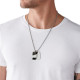 Joia Diesel DOUBLE DOGTAGS DX1143040: estilo e personalidade.