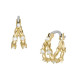 Fossil Earring STAINLESS STEEL JF04376710 - TicTacArea