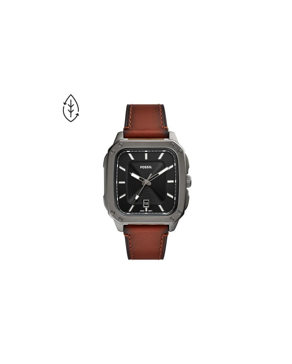 Fossil FS5934: Pro-Planet Leather Watch | TicTacArea