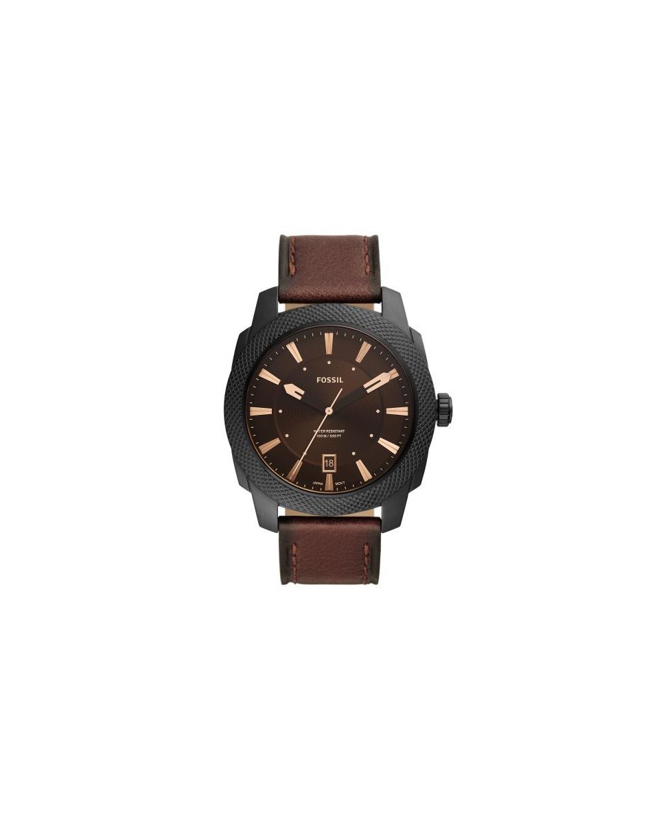 Fossil FS5972: Relógio de couro ecológico