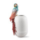 Jarrón Guacamayo rojo Porcelana Lladró 01009686