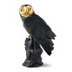 "Lladró Owl Black-Gold Porcelana 01009692 - Arte e Elegância em Det