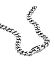 "DIESEL Stainless Steel DX1433040: Robustes Diesel Halsband"