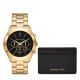 Relógio Michael Kors MK1076SET: Elegância em Aço Inoxidável