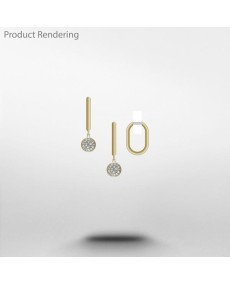 Fossil Earring STAINLESS STEEL JF04546710 - TicTacArea