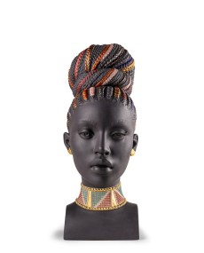 "Lladró African Colors Porcelana 01009710 - Arte Africana em Detalhe