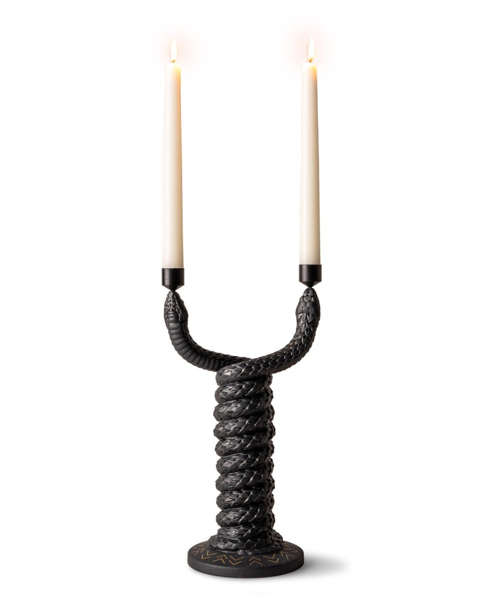 Snakes Candleholder Lladró Porcelain 01009721 - TicTacArea