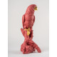 Macaw bird (red-gold) Lladró Porcelain 01009690