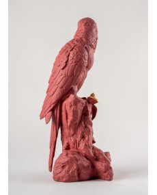 Macaw bird (red-gold) Lladró Porcelain 01009690