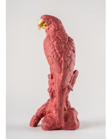 Macaw bird (red-gold) Porcelana Lladró 01009690  