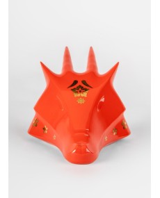 Le Dragon (rouge - or) Lladró Porcelaine 01009713  