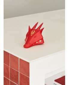 Le Dragon (rouge - or) Lladró Porcelaine 01009713  