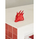 Le Dragon (rouge - or) Lladró Porcelaine 01009713  