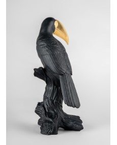 Toucan (black-gold) Porcelana Lladró 01009712  