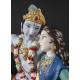 Radha Krishna auf einer Schaukel Lladró Porzellan 01002036  