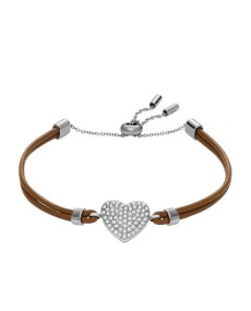 "Fossil Pulsera LEATHER JF04675040 - ¡Elegancia en tu muñeca!"