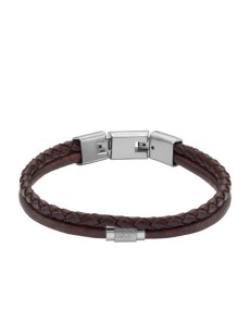 "Fossil Pulsera LEATHER JF04702040 - ¡Elegancia en tu muñeca!"