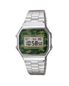 "Casio A168WEC-3EF Uhr - Camouflage Design für stilvolle Abenteurer"