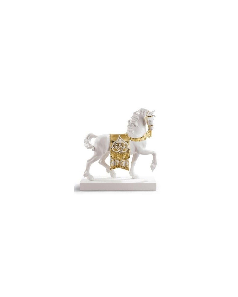 Lladro 01007186 A REGAL STEED Porcelain - TicTacArea.com