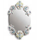 Lladro Oval Mirror: Multicolor Porcelain