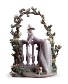 Figura Lladro EN LA BALAUSTRADA - TicTacArea.com