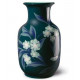 Lladro Bell Flower Vase: Green Porcelain - TicTacArea