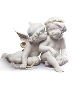 Lladro EROS AND PSYCHE Porcelain - TicTacArea.com