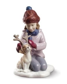 Lladro 01009130 MY LITTLE REINDEER Porcelain - TicTacArea