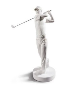 Figura de Porcelana Lladro CAMPEÓN DE GOLF - TicTacArea.com