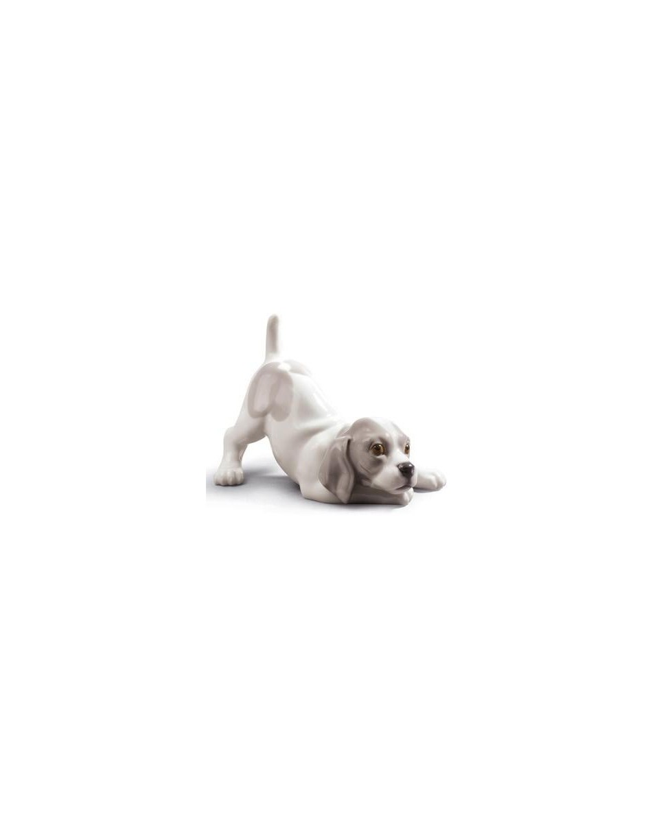 Lladro 01009135 PLAYFUL PUPPY Porcelain - TicTacArea