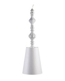 Lladro 01023366 BDN - LÁMPARA DE TECHO II - BLANCO: Porcelana elegan