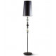 Lladro 01023390 BDN -FLOOR LAMP II -BLACK (CE) Porcelain