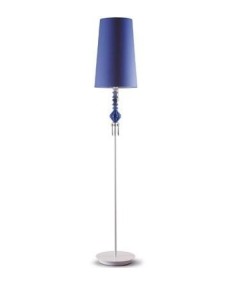 Lladro 01023403 BDN -FLOOR LAMP I -BLUE (CE) Porcelaine