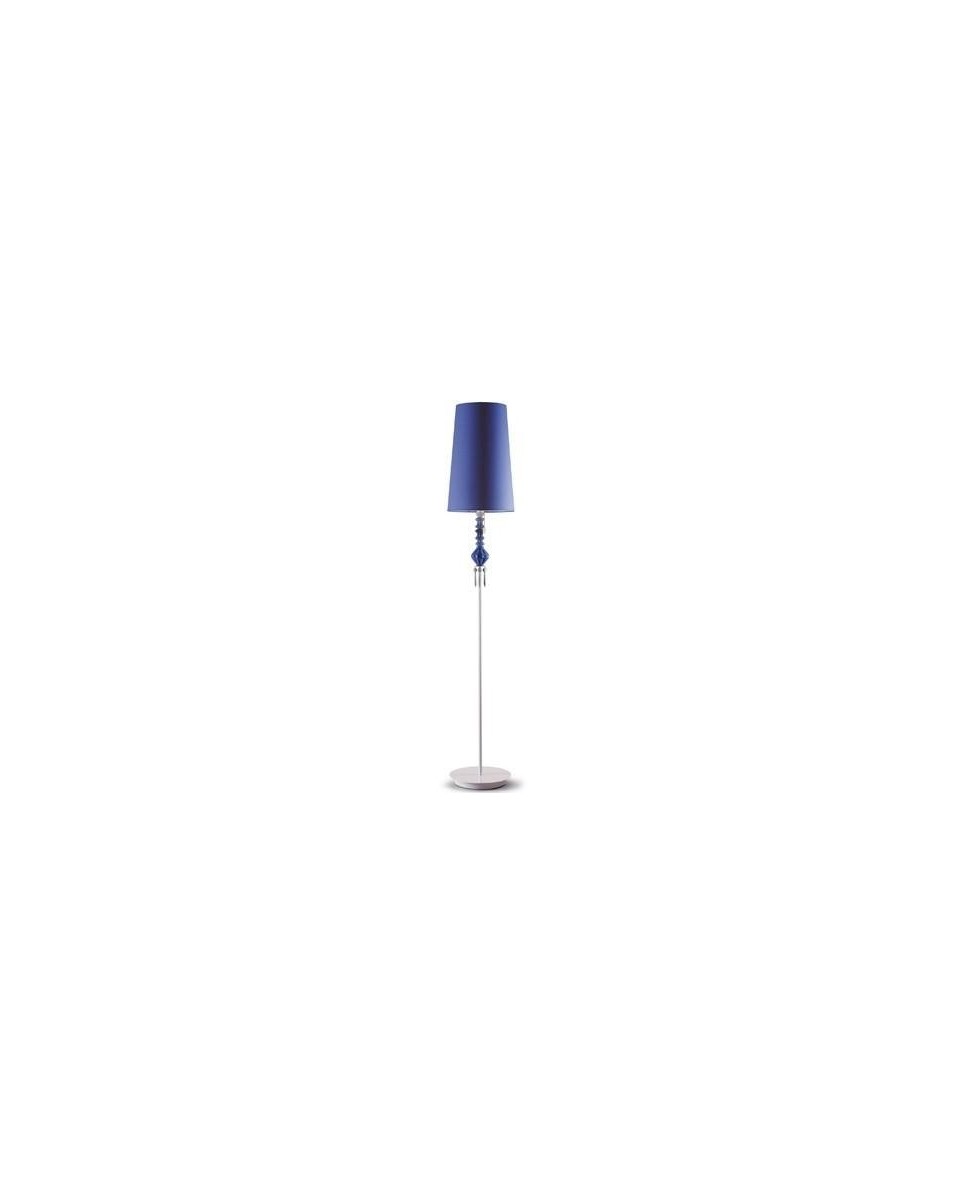 Lladro 01023403 BDN -FLOOR LAMP I -BLUE (CE) Porcelain