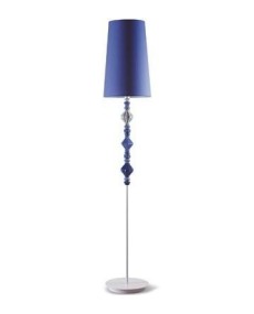 Lladro 01023407 BDN -FLOOR LAMP II -BLUE (CE) Porcelaine