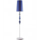 Lladro 01023407 BDN -FLOOR LAMP II -BLUE (CE) Porcelain