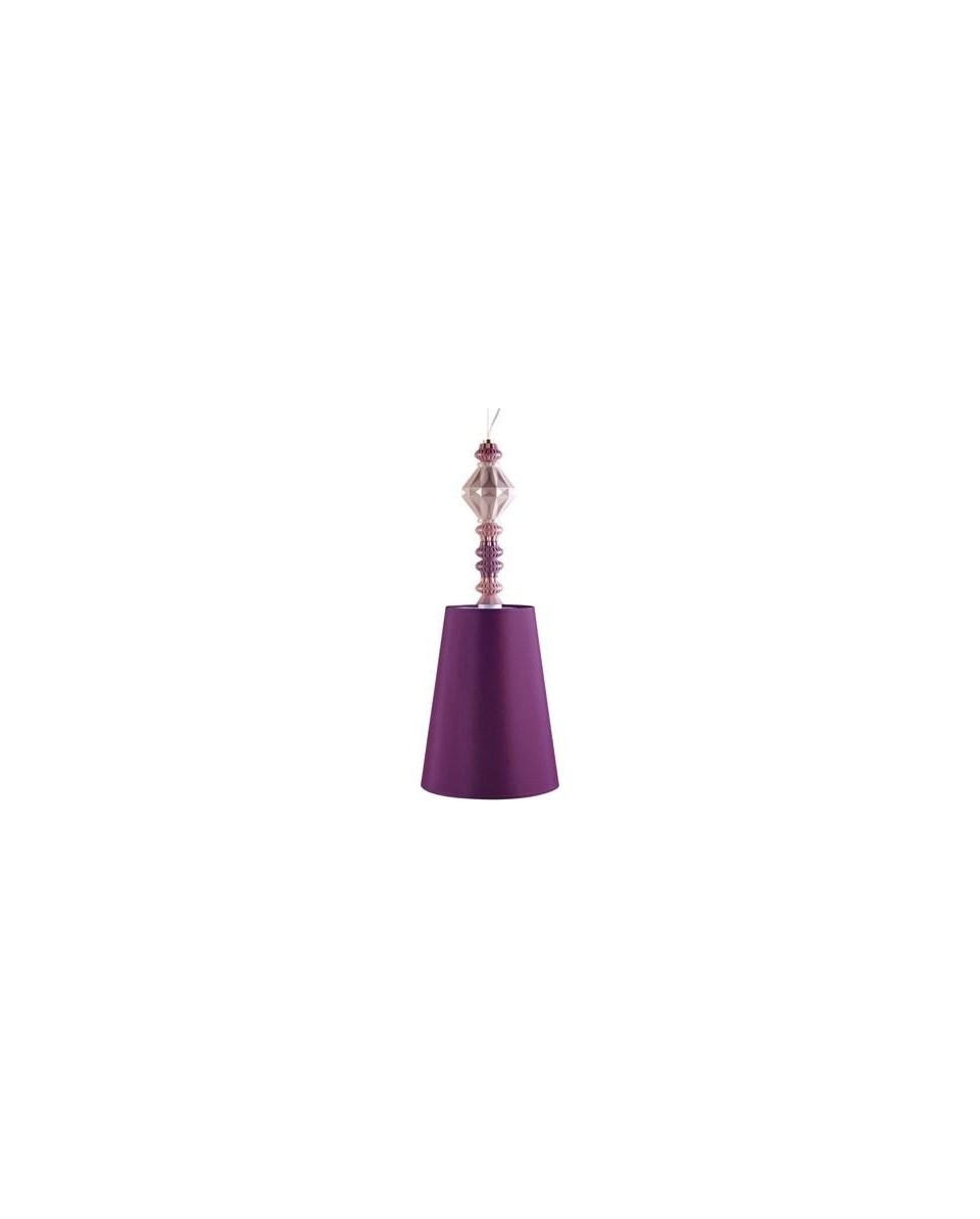 Lladro Pink Pendant Lamp - Porcelain Lighting