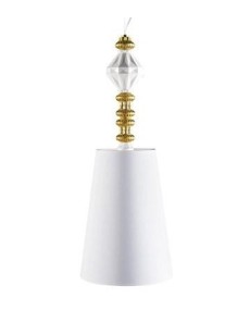 Lladro 01023448 BDN - LÁMPARA DE TECHO I -ORO: Elegância em porcela