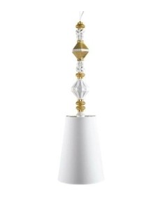 Lladro 01023451 BDN - LÁMPARA DE TECHO II - ORO: Porcelana elegante