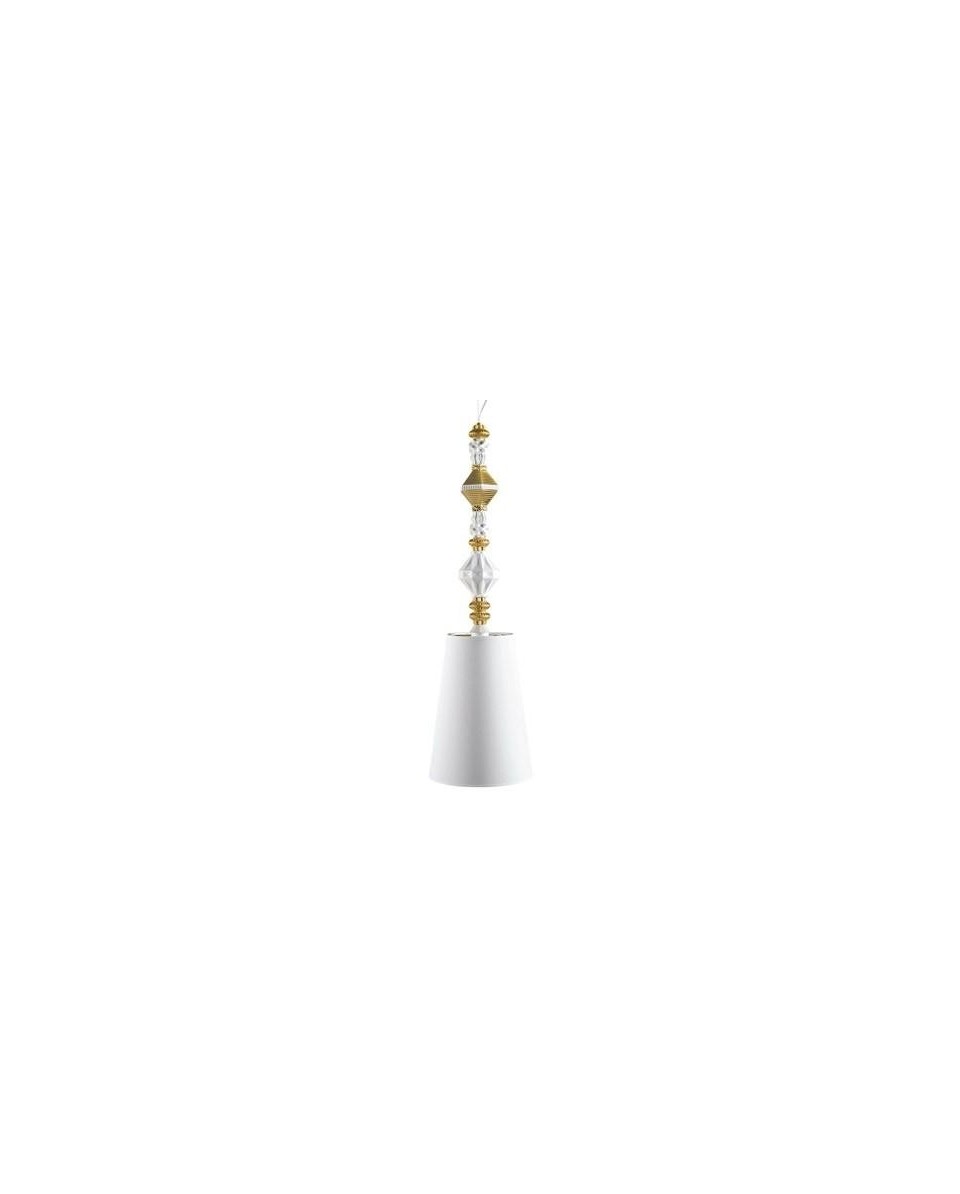 Lladro 01023451 BDN - LÁMPARA DE TECHO II - ORO: Porcelana elegante