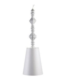 Lladro 01023367 BDN - LÁMPARA DE TECHO II - BLANCO: Porcelana elegan