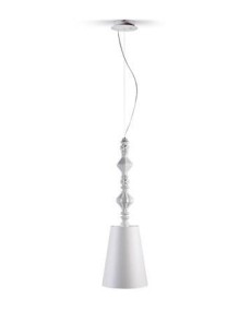 Lladro 01023368 Pendant Lamp II - White - JP Porcelain