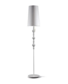 Lladro 01023376 Floor Lamp II - White - JP Porcelain