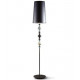 Lladro 01023391 Floor Lamp II - Black - UK Porcelain